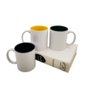 Kostenlose Proben 11 Unzen Sublimation Steinzeug Keramik Tee oder Kaffeetasse Blanks Tasse Drucker mit Logo